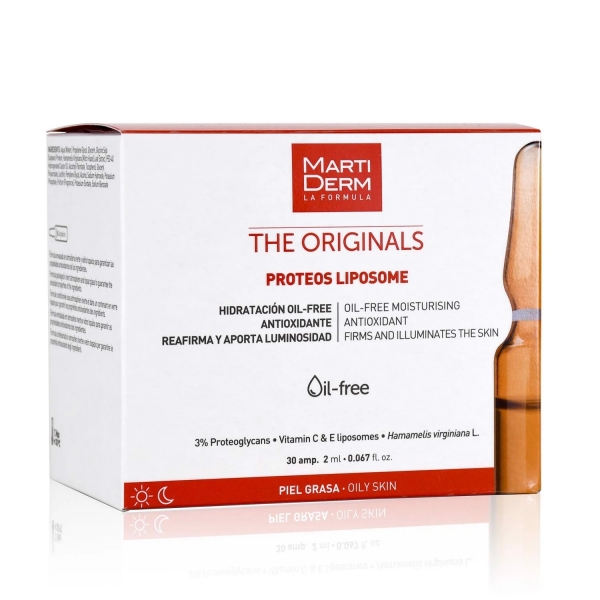 MartiDerm The Originals Proteos Liposome Ampoules, Chống Oxy hóa, Phục hồi da