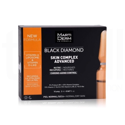 MartiDerm Black Diamond Skin Complex Advanced, Serum chống lão hóa Hộp 30 ống